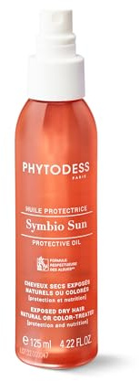 Huile Protectrice SYMBIO SUN - Soin Cheveux Secs Exposés, Naturels ou Colorés 150ml - Protection, Nutrition et Réparation Solaire