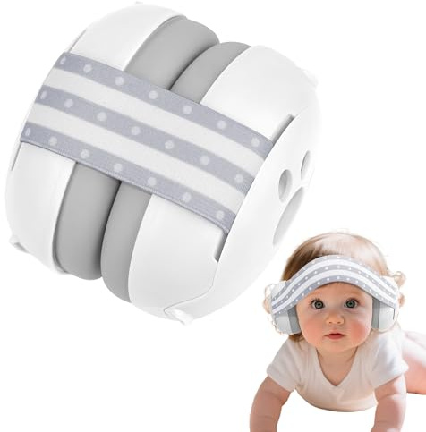 smallwell Casque Anti-Bruit Bébé - Protection Auditive Enfant 0-3 Ans | Réduction du Bruit 25dB | Léger & Ajustable | Pour Avion, Sommeil, Quotidien, Événements | Certifié CE
