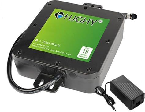 HJGHY GX20,24V 10AH, 24V 10AH 12AH Electric Wheelchair Battery 24 Volt Large Capacity Rechargeable Lithium Battery Pack For 50W-300W Wheelchair Motor Kit