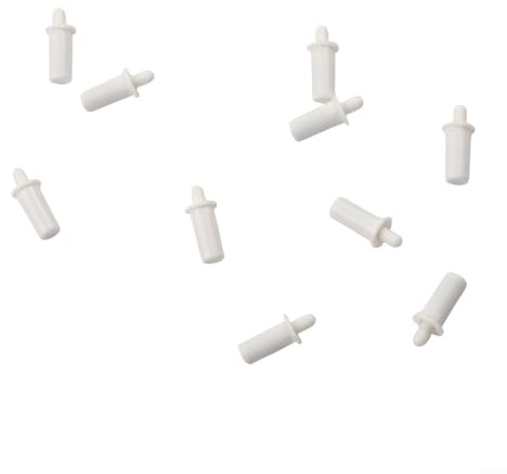 Jalousien Kunststoff Kit - 40 Stück Jalousien Reparatur Rolladenriegel (2,0 x 0,8 cm) für Plantage Traditionell Weiß - Baumarkt Hardware Ersatzgerät