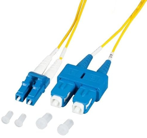 Techly Professional 102413 Cavo Fibra Ottica Monomodale OS2 SC/LC 9/125 5 m Giallo
