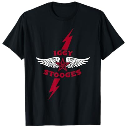 Iggy and the Stooges Lightning Bolt Officially Licensed T-Shirt