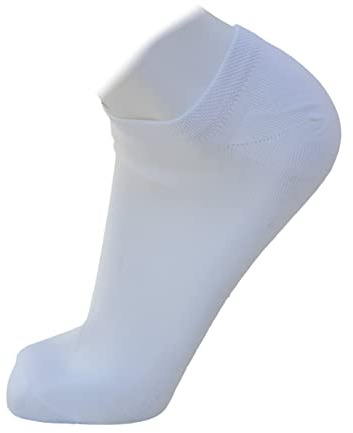 Calzini Fantasmini in cotone Filo di Scozia da Uomo e donna calzini sneakers bassi sotto la caviglia unisex nei colori Nero Bianco e Blu Navy confezione da 12 Paia Brand Italiano