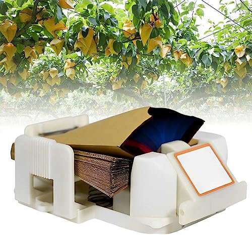 HLGKBY Elektrische Obstverpackungsmaschine für Kiwis, automatische Obstverpackung, USB-Aufladung, Einstellbarer Abstand, hohe Effizienz, geeignet für Apfelbäume, Birnbäume, Kiwibäume, Zitronenbäume