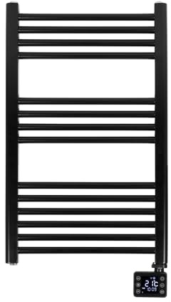 Eurom Sani Bathroom Radiator 600 Wifi, nero 352627 (termosifone da bagno, scaldasalviette Comfort) Voltaggio: 220-240 V/Potenza: 600 W/Lunghezza cavo: 135 cm/classe di isolamento: IP24