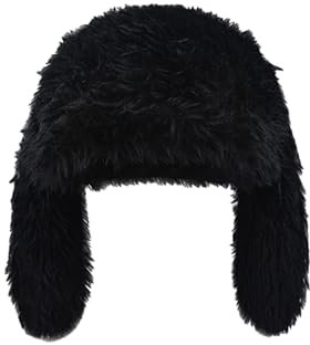 Huamengyuan mütze,Hüte hat Fischerhut Plüsch-Kapuzenschal-Wintermütze Mütze mit Hasenohren niedlicher Hase Lange Ohren lustige Mütze Flauschige Wintermütze warm Kaninchen für Gehörschutz bei kaltem