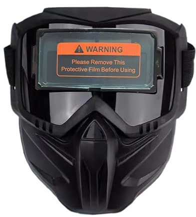 Welding Helmet - Welding Mask | Auto Darkening Welding Helmet | Anti Glare Welding Masque Auto Darkening Large View | Breathable Face Shield | Heat Insulating Full Cover Headgear for Eye Protection