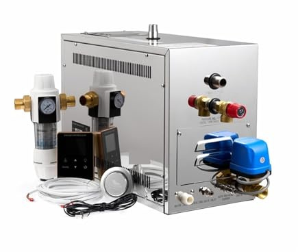 OPFVUJIKX Luxury 9KW Spa Shower Steamer Sauna Steam Bath Generator, Sauna Bath Installations for Home Spa