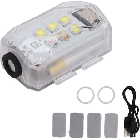 EVTSCAN Light strobo drone per mini 4 pro per aria 3 rc droni accessori voli notturni FAA anti -collisione lampada a LED ricaricabile