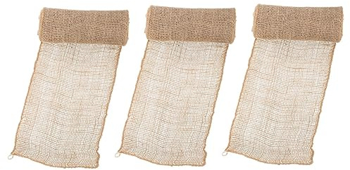 iplusmile Bandages De Protection Hivernale pour Arbres Fruitiers Et Arbustes, Lot De 3 Toile De Jute 20x300 Cm, Couverture Résistante Au Gel pour Jardin Extérieur, Toile Chaude Anti-Froid Adaptable