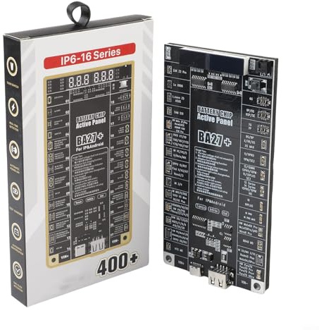 Placa de detección de activación de batería BA27+ con 9 soportes para iPhone y 18 para soportes de PCB Android con apagado automático e indicador LED