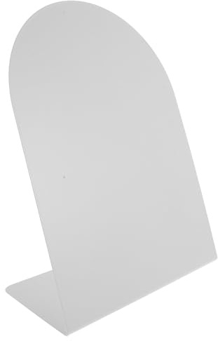VILLFUL Magnetische Pinnwand Für Schreibtisch Und Tisch Memoboard Halterung Stehend Kleine Magnettafel Mit Ständer Stehend Weiß Eisen