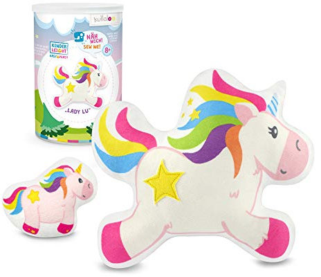 kullaloo Kinderleicht Nähset mit Lernthema (Einhorn Lady LU)