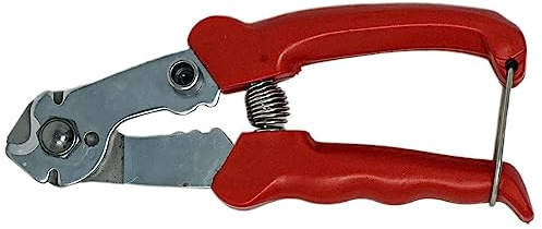 Laxzo ® Brake Cable Cutter Steel Wire Rope Cutter BMX Road Mountain Bike Inner Outer Spoke Shifter Cable Cutting Tool with Plastic Handle for Bicycle Repair 165mm