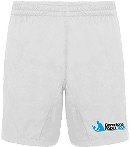 Barcelona Padel Tour - Herren Short mit Taschen - Leichte und atmungsaktive Padel Special Printed Fabric Short - Sportbekleidung