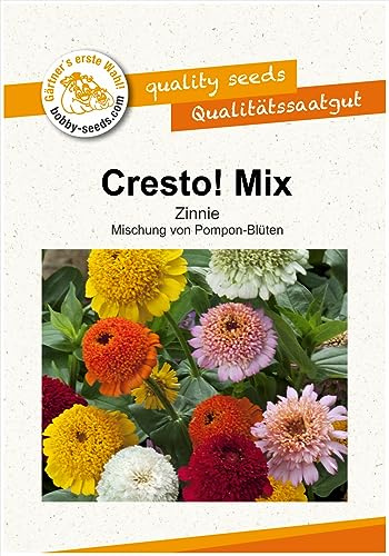 Blumensamen Cresto! Mischung Zinnie Portion