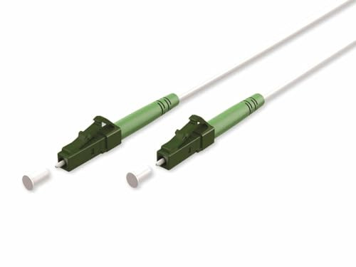 goobay 59592 - Cable de fibra óptica (FTTH), monomodo (OS2) Simplex/LC APC (8°) macho a LC-APC (8°) macho/cable óptico / 30 metros