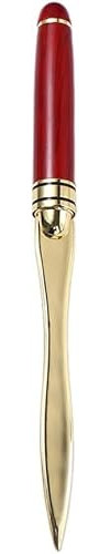 YSSZAM Goldener Brieföffner, kreativ, tragbar, Papierwerkzeug, Holzgriff, Briefpapier, Studenten, Schreibwaren, Bastelwerkzeug, Umschläge, Öffner, Büroprodukte, Gold, Einheitsgröße