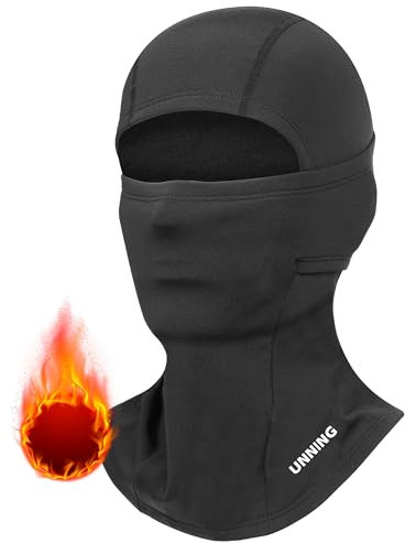 Unning Winter Sturmhaube Balaclava Sturmmaske Herren,Warme Skimask für Fahrrad Motorrad Skifahren Snowboarden