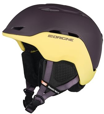 ORIGINE Casco da Sci Snowboard per Sport sulla Neve per Uomo Donna con Fodera Rimovibile Lavabile (BLACK BERRY CREAM,M)