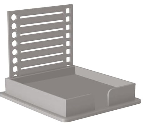 Haftnotizen-Spender, Haftnotizen-Schreibtisch-Organizer - Notizblock-Spenderbox mit Schablone - Haftnotizen-Spenderhalter für Schreibtisch, Zuhause, Schlafzimmer, Kinderzimmer, Arbeitszimmer