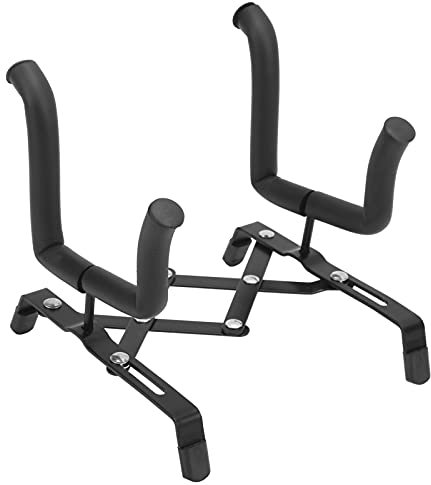 Rankomu Violinenständer Accory Faltbarer Violinenständer, tragbarer Rackhalter für Violine und Ukulele, verstellbare Höhe, leichtes Design, ideal für Reisen und Leistung
