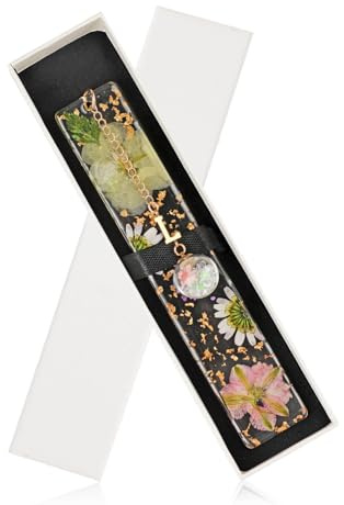 JSRQT Lesezeichen Personalisiert Buchstabe L Bookmark Bookish Stuff Weihnachtsgeschenke Originelle Geschenke für Frauen Mädchen Personalisiertes Lesezeichen Geschenke für Lehrer Leser Book Lovers