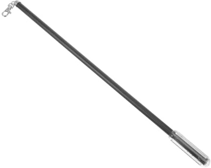 Alipis Varilla de Tiro de Cortinas de Aleación de Aluminio de 60Cm con Diseño Manual Push-Pull y Hebilla para Uso Fácil y Resistencia al Impacto en Ventanas