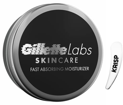 Fast-Absorbing Men’s Face Moisturiser with Cosmetic Spatula – Non-Greasy, Lightweight Hydrating Cream for Daily Use (100ml)