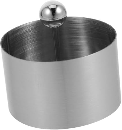 VALICLUD Molde Redondo de Acero Inoxidable para Moldear Platos Fríos Molde para Repostería Práctico y Fácil de Limpiar Utensilio de Cocina para Postres y Cheesecakes Grande Ligero y