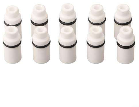 Eawfgtuw 10 Pack Sandblaster Nozzles Earthenware Ceramic Tips Replacement Parts for Low Pressure Sand Blasting Machine 160 Bar Maximum Pressure
