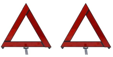 WLIHDB Triangle De PréSignalisation Lot de 4 trépieds d'avertissement Panne Pliables, Triangles réfléchissants, Accessoires for Voiture pour Voitures,Camions