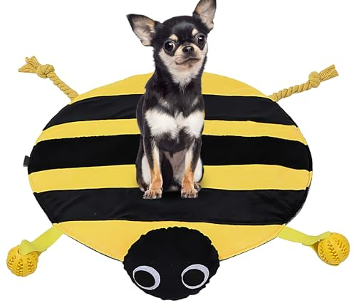 Schnüffelteppich für Hunde, multifunktionales Werkzeug, weich, bunt und sicher, bunte Futtermatte für Kaninchen, für Zuhause, Innen- und Außenbereich, Wohnzimmer, Katzen, Hunde