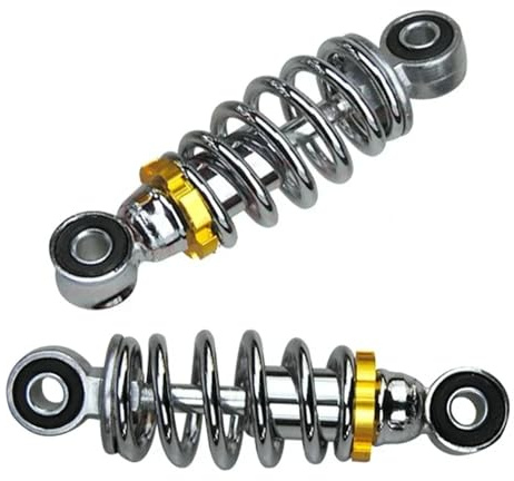 ammortizzatore ad aria Ammortizzatori Posteriori Universali In Ferro Ad Alte Prestazioni 135/160/180/200Mm Per Bicicletta Elettrica, Scooter Bici Elettrica Molla(200mm)