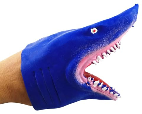 Pupazzo a Mano Animale | Giocattolo di Ruolo Interattivo Realistico,Squali burattini per Giochi di ruolo | Bambino Bagno Piscina Casa Scuola Giochi