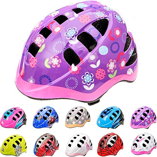 Casco Bicicleta para Niñas y Niños - Helmet Infantil de Bici para Ciclismo MTB Road Race Montaña BMX Carretera y Actividad Ciclista - Rolerskate Patines