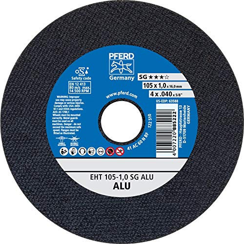 Lot de 25 disques à tronçonner en aluminium EHT 105-1,0 SG : 61339430