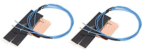 Topiky Antenna Dual Band WiFi da 2 Pezzi 2,4 GHz 5,8 GHz con Cavo da 70 Cm per Scheda Mini PCIe