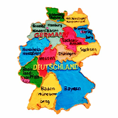 Deutschland Karte Stil Deutschland Deutschland Magnet Kühlschrank Kühlschrank Magnet Dekoration Aufkleber Souvenir Harz Handwerk Küche Whiteboard