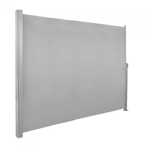 Grindi - Terasse Markise Windschutz Seitenwand 200x300 – Sahil I, Grau
