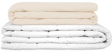 TherapieDecken - Basic Gravity Gewichtsdecke für Erwachsene Weighted Blanket Schwere Decke Für besseren Schlaf, Sand, Größe: 135x200 cm 4 kg