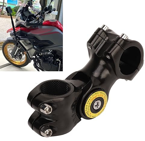 Motorrad Fahrrad Lenkerhalterung, Sportkamerahalterung aus Aluminiumlegierung, Einbeinstativständer mit Verstellbarem Winkel für Unsichtbaren Selfie Stick