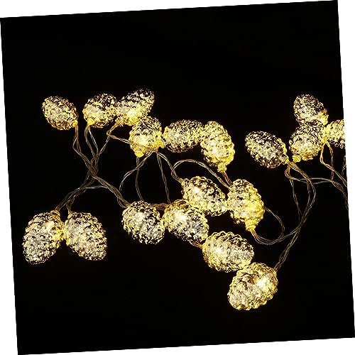 ABOOFAN -lichterkette Für Weihnachtsfeiertage Dekorative Lichterkette Kreatives Schneeflockenmuster Batteriebetriebene Lichterkette Für Partydekoration