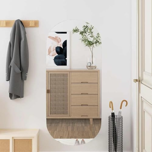 Rantry Wandspiegel 40x90 cm Glas Oval schmücken Model350457