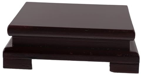 FUNOMOCYA Piedistallo per Piante Legno Massello Supporto Stabile per Vasi di Fiori Riser per Bonsai Design Elegante per Balcone e Interni