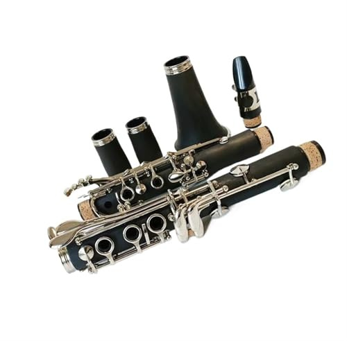 B-Klarinette 17 Tasten B-Dur Musikinstrumente Bakelit-Rohr Vernickelte Klarinette