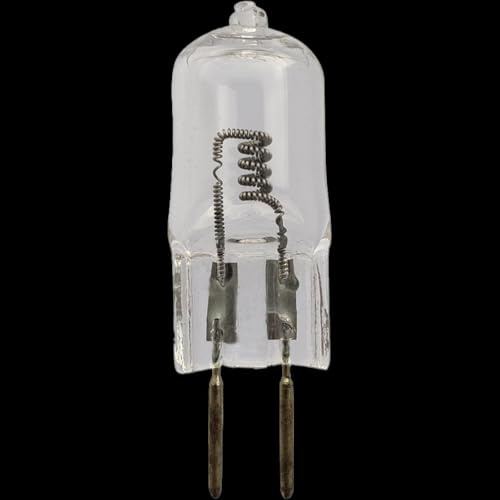 UGEFKMQ Low Voltage Halogen Lamp G6.35 12V 100W G6.35 Single Ended Capsule Light Bulbs Clear Capsule Halogen Bulb 20W GY6.35 Bi-pin Base,35W,5Pc