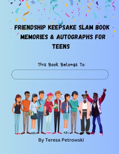 FRIENDSHIP KEEPSAKE SLAM BOOK MEMORIES & AUTOGRAPHS FOR TEENS