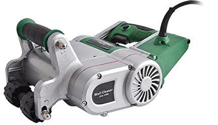 Wall Chaser, Industrial Wall Chaser Electric Wall Line Slot Machine Wall Groove Cutting Slotting Machine 1100W 25/35MM,More Powerful Cutting Power(25mm 110V Green)