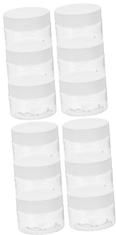 VICASKY Lot de 2 pots en verre pour crème - Récipients de voyage - Pour crème et crème - Boîte de rangement vide - Petite boîte à crème - Pour animal de compagnie